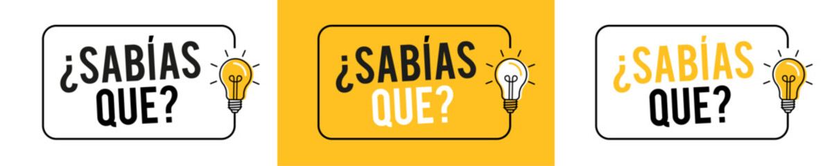 ¿Sabías que?