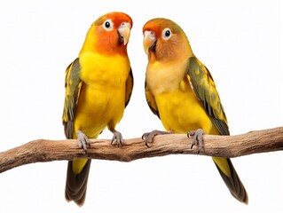 Fototapeta premium fischeri lovebird parrot 