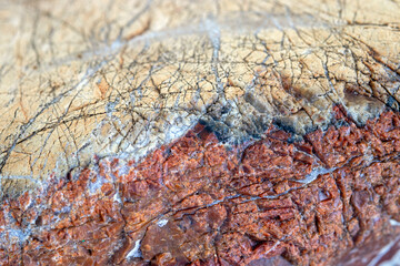 natural stone texture with veins. close up background.