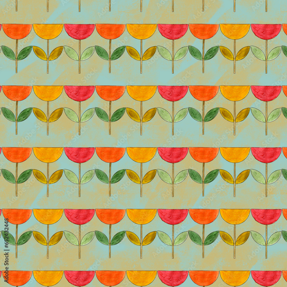 Poster seamless repeat pattern print background