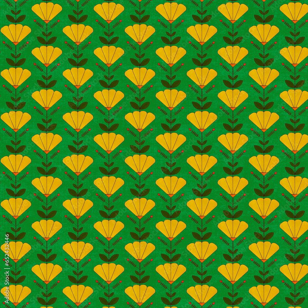 Poster seamless repeat pattern print background