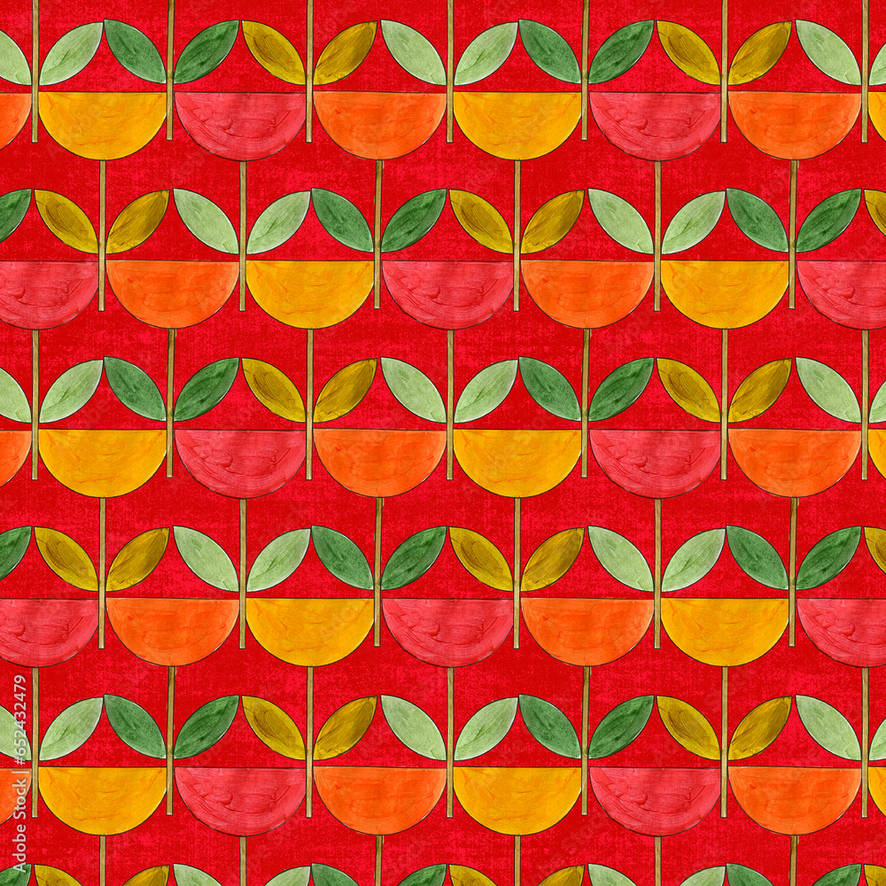Poster seamless repeat pattern print background