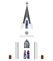 White Church Steeple