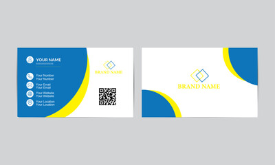 Modern business card design template