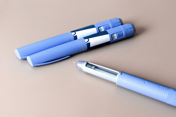 Ozempic Insulin injection pen or insulin cartridge pen for diabetics.