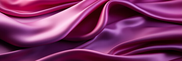Obraz premium Macro photography revealing the lustrous folds and sheen of Satin fabric 