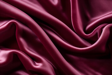 Obraz premium Intense close-up revealing the plush soft texture of vibrant velvet fabric 