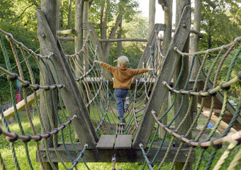 child climbing