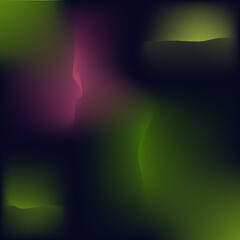 Dark blue green purple magenta pink burgundy abstract background. Banner. Color gradient, Wave, fluid. Bright light wavy  Neon, glow, flash, shine. Template. Rough, grain, noise