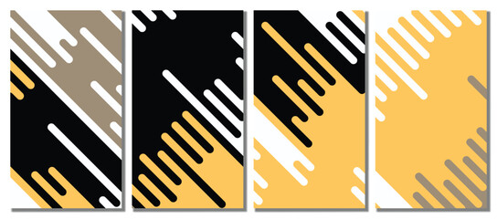 Abstract modern template set background.