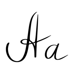 Letter A illustration 