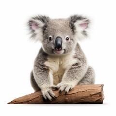 Obraz premium koala on a white background isolated.