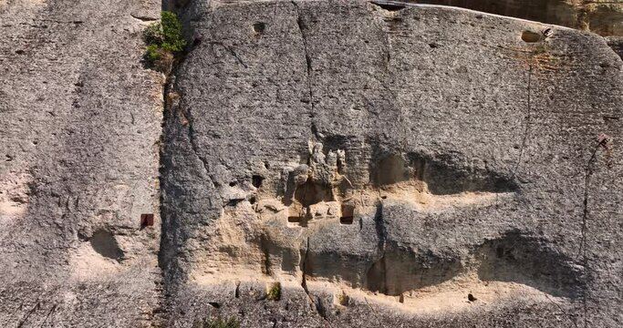 Madara Rider is an early medieval large rock relief in the rocks of mountain cave, Bulgaria, UNESCO World Heritage Site. Madarski konnik