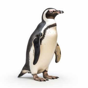 penguin on a white background isolated.