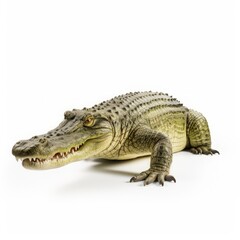 Naklejka premium crocodile design element on white background.