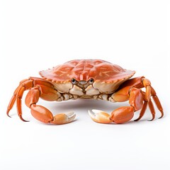 crab design element on white background.