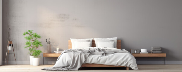 Bedroom environment with soothing colors and minimal distractions