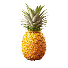 Pineapple isolated on transparent background