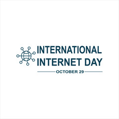 International Internet Day. International Internet day Vector illustration concept background. Internet day creative concept.
