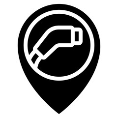 Car Charger Location Icon © Juicy Studios LTD