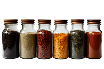 spices in jars