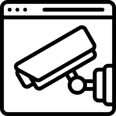 Website Security Camera Icon