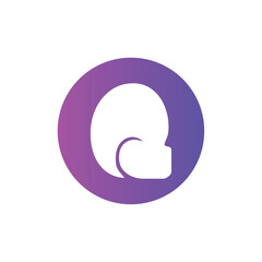 Q letter logo design