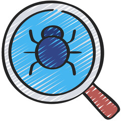 Malware Search Icon