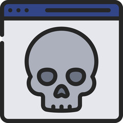 Website Skull Icon