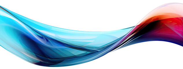 Abstract digital design elements, cut out