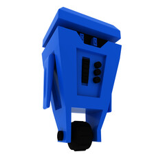 Free 3d render vector robot character