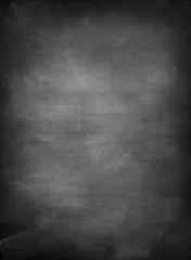 Foto op Plexiglas Chalk rubbed out on vertical blackboard background © Stillfx