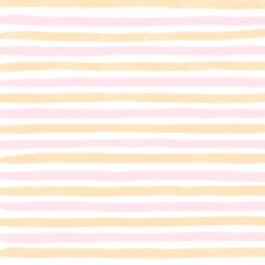 Pink Orange Stripe Hand Drawn Background