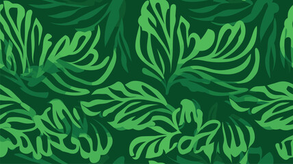 Vector seamless pattern with wavy brush strokes. Hand painted stylish texture for fabric, wallpaper, wrapping