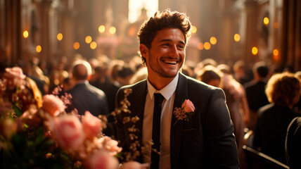 portrait of a young man in suit