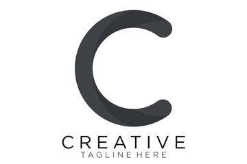 creative letter C logo icon. design for business of luxury, elegant, simple