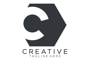 creative letter C logo icon. design for business of luxury, elegant, simple
