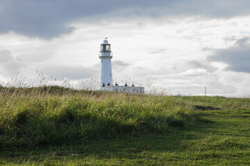 Lighthouse built in 1806 at at Flamborough Head, East Riding of Yorkshire, England, UK