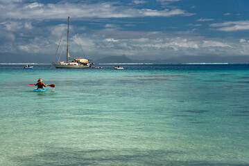 Hana Iti Beach, Huahine, French Polynesia