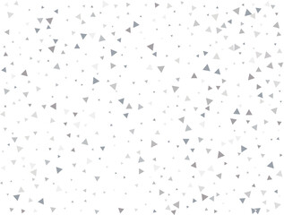 Obraz premium Christmas Silver Triangular Confetti