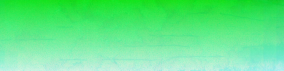 Gradient green panorama background with copy space for text or image, Usable for banner, poster, cover, Ad, events, party, sale,  and various design works