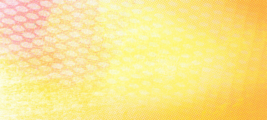 Fototapeta premium Yellow abstract widescreen background with copy space for text or image, Usable for banner, poster, cover, Ad, events, party, sale, and various design works