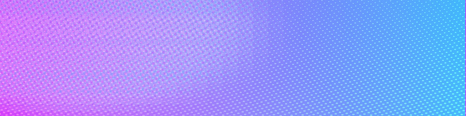 Purple, blue panorama background with copy space for text or image, Usable for banner, poster, cover, Ad, events, party, sale,  and various design works