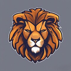 Gaming logo, Moscato logo, lion head vector