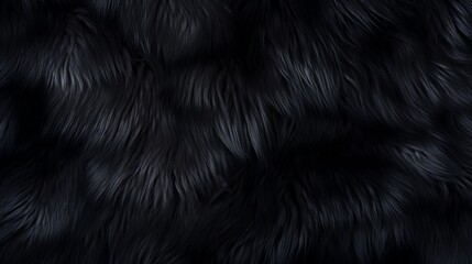 black fur background. - obrazy, fototapety, plakaty
