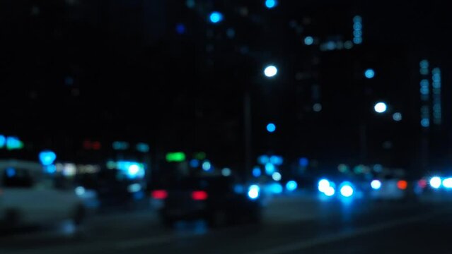 Night Traffic In The City