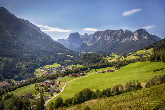 Blick auf Ramsau