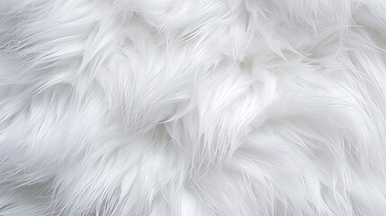 Obraz premium white fur background.