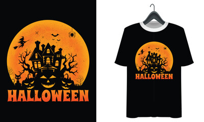 Happy Halloween Night Party T shirt Design