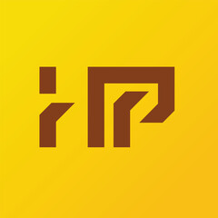 Initial Letter hp Logo Design Monogram Creative Modern Sign Symbol Icon
